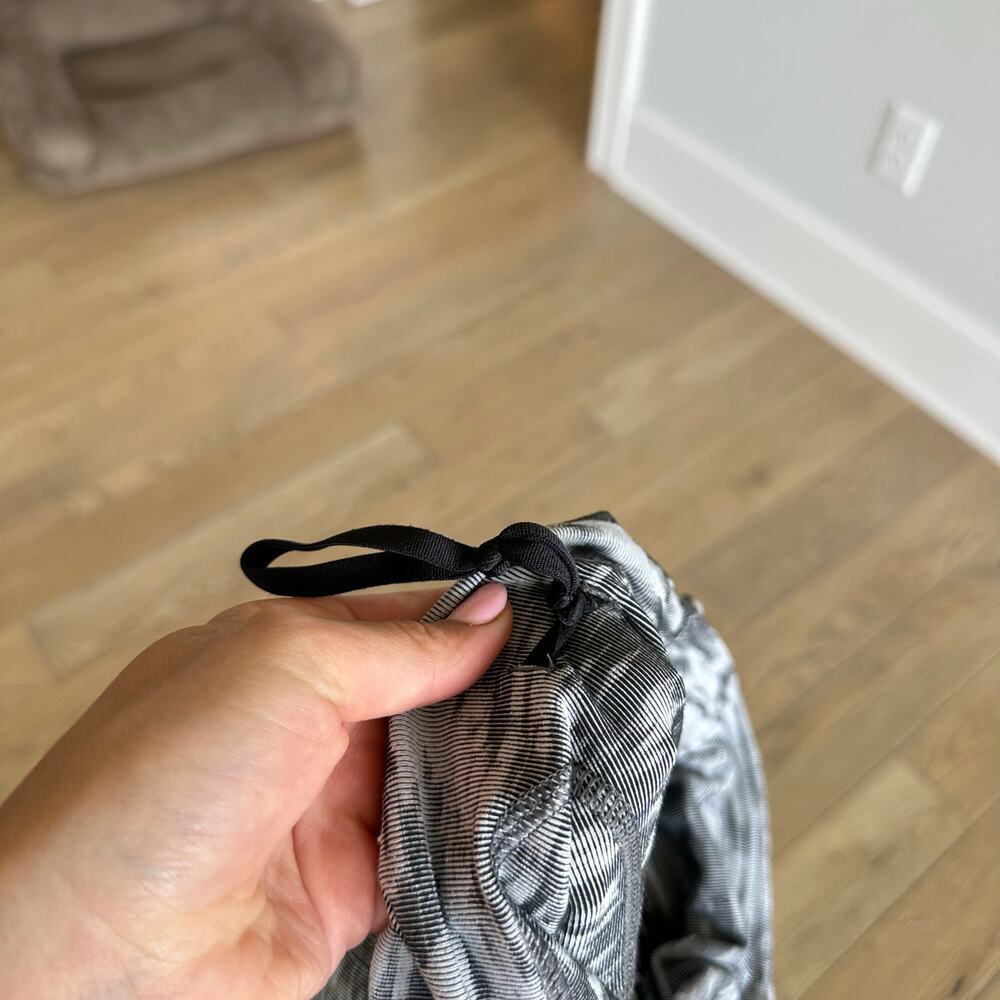 Lululemon Beat The Heat Tight Mesh Leggings Gray Jacquard 8 - Picture 8 of 11